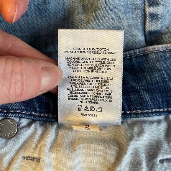 Express Blue Denim Shorts - Picture 5 of 5